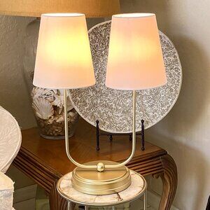 Double Light Task Table Lamp